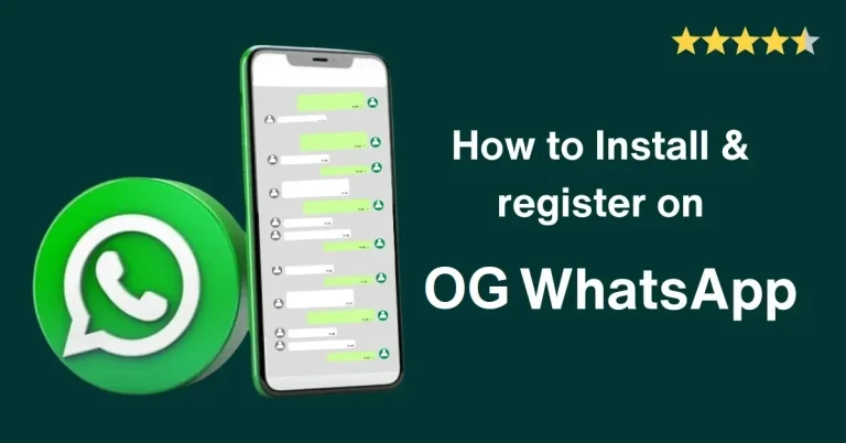 How to install OG WhatsApp on your Android in 2024 How to install and register on OG WhatsApp